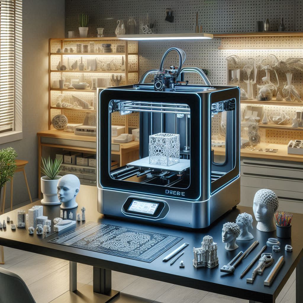 Imprimante 3D en fonctionnement